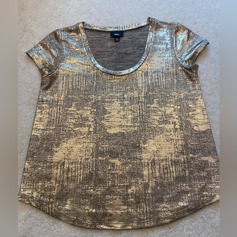 Mossimo Supply Co. Black and Tan Blouse